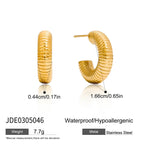 Earrings, ear studs, stainless steel jewelry for women, non-fading ear accessories