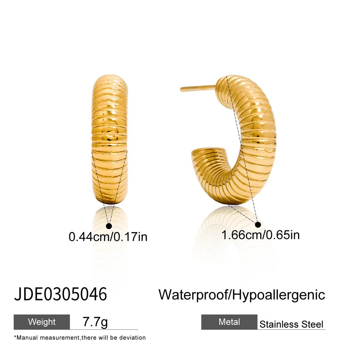 Earrings, ear studs, stainless steel jewelry for women, non-fading ear accessories