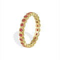 Gold-Plated Brass Pavé White CZ Ring — Minimal Edit offered for wholesale and private-label sourcing — jewelry finish and design detail