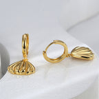 E0576 Fashionable and Elegant Bohemian Shell Earrings Beach Style Earrings