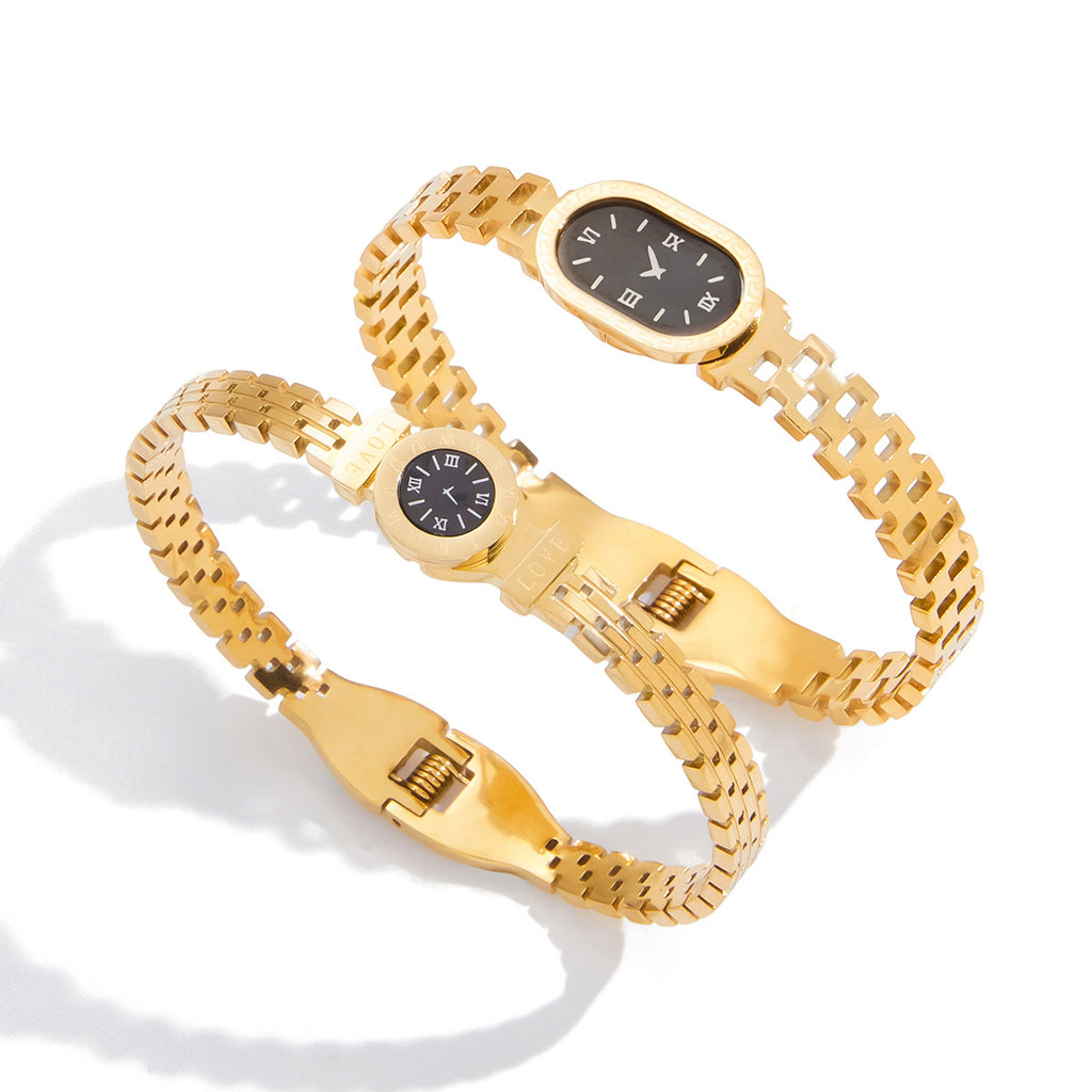 Stainless Steel Watch Bracelet Bracelet Non-Fading Jewelry for Women