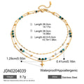 18K Gold-Plated Stainless Steel Cubic Zirconia Earrings — detail view — jewelry finish and design detail