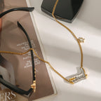 2H 18K Gold Necklace Jewelry Personalized Accessories Stainless Steel Necklace