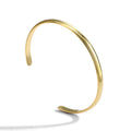 Gold-Plated Brass Sculptural Bracelet styled for independent jewelry boutiques