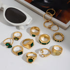 2H Stainless Steel Ring Non-Fading Women's Design Ring Non-Fading Jewelry ring