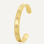 CYB0165 Lucky Four-Leaf Clover Copper Bracelet Zircon Open Simple Women's Bracelet