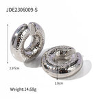 Stainless Steel gold Earrings Ear Clips Non-Pierced Ear Cuffs Ear Jewelry Accessories