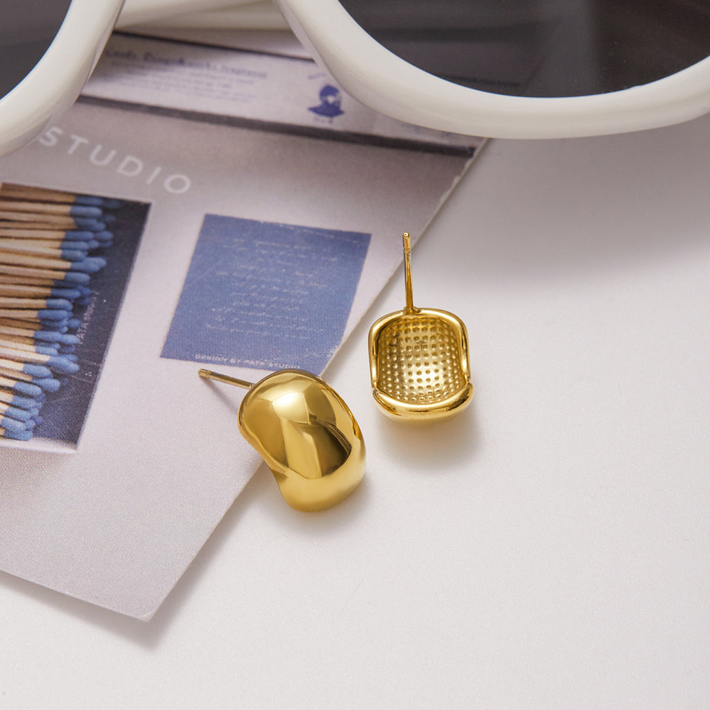 2H Geometry c Stainless Steel Earrings for Women