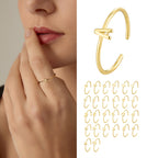 CYR0689 Letter Ring for Women Design Fashion Open Ring Tail Ring