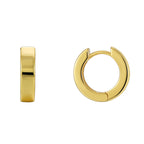 Gold-Plated Brass Round Ear Cuff Earrings — Modern Classic for private-label fashion jewelry buyers