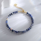 B0178 Fashion Black Gallstone Bracelet for Women Retro Simple Design Sense Bracelet