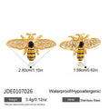 Bee Stainless Steel Gold-Plated Bracelet — product styling — jewelry finish and design detail
