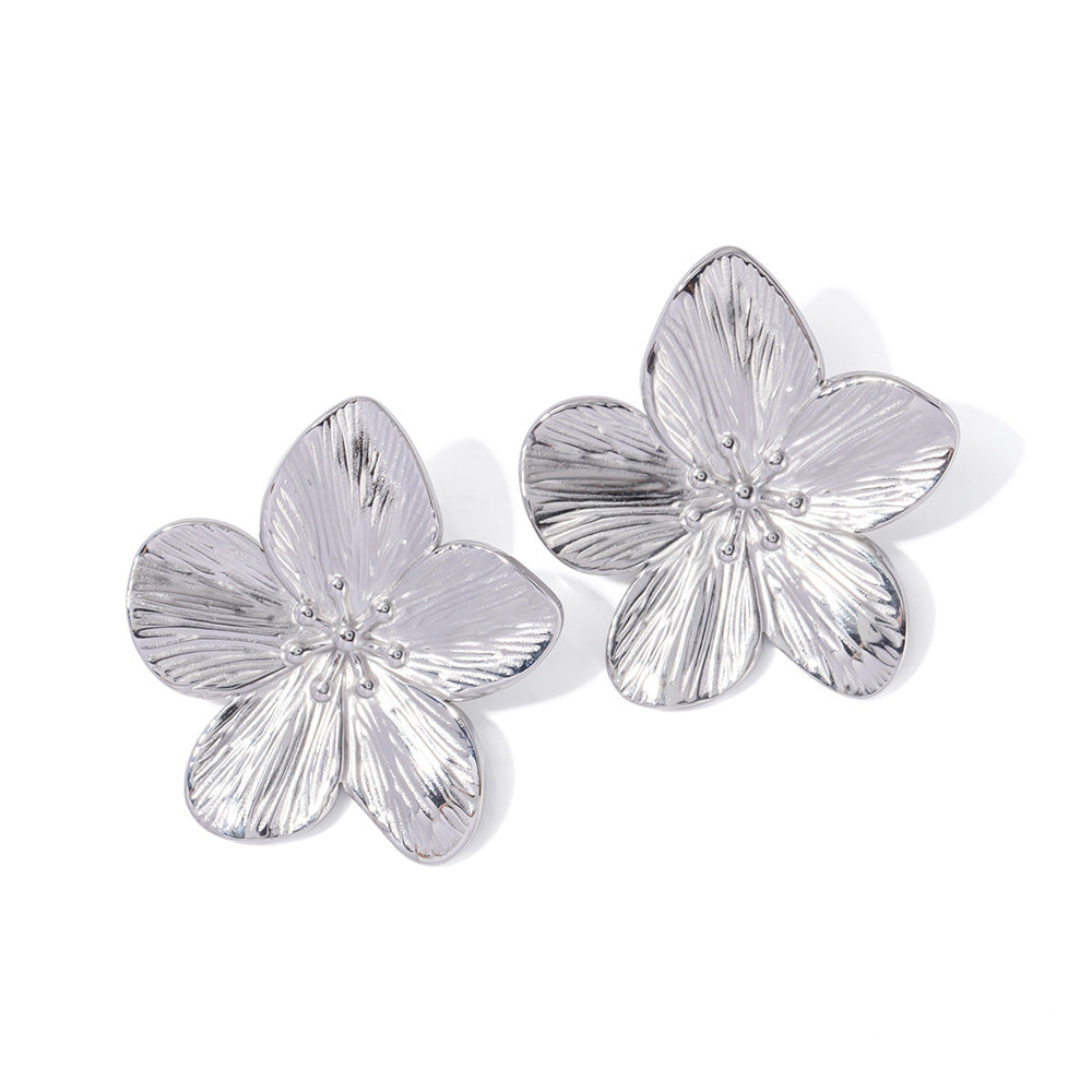 2H Flower Earrings Studs2025New Trendy Elegant  Design Earrings Fashion
