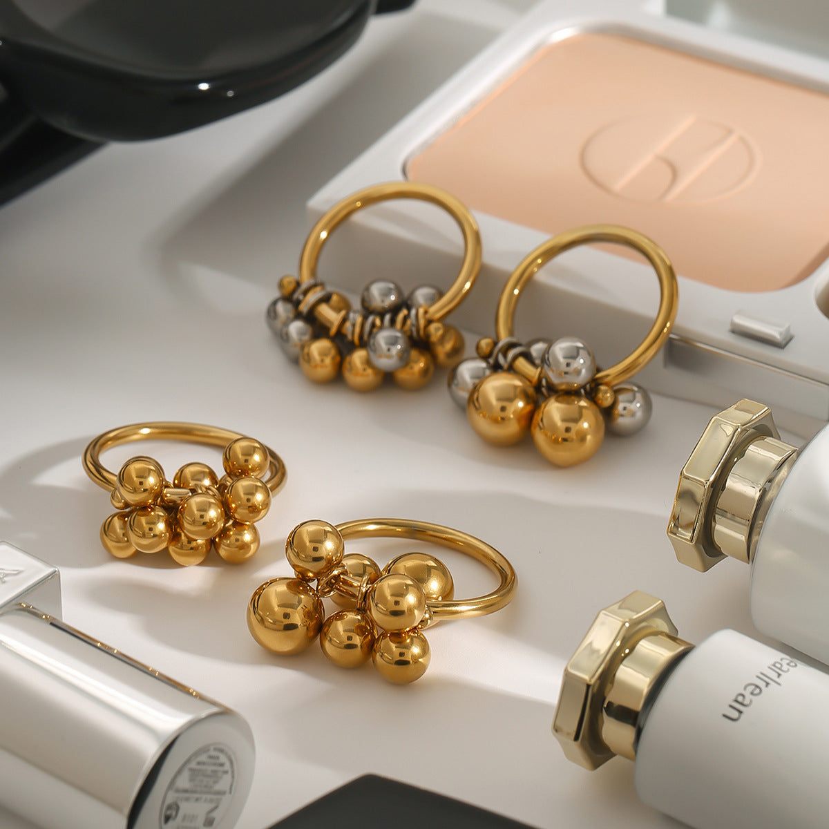 The ring is exaggerated ring Stainless Steel Jewelry