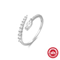 Stackable 925 Sterling Silver Ring — design contour — jewelry finish and design detail