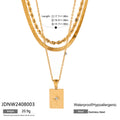 Star Openwork Stainless Steel Gold-Plated Pendant Necklace — jewelry construction