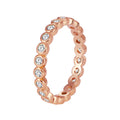 Gold-Plated Brass Pavé White CZ Ring — Minimal Edit featuring cubic zirconia and a gold-tone finish — jewelry finish and design detail
