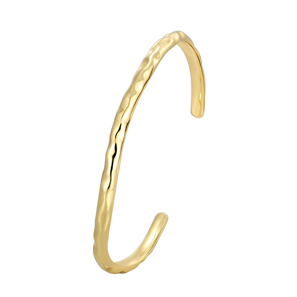 Gold-Plated 925 Sterling Silver Vintage Bracelet — surface finish detail