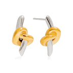 Original Knot Design Stainless Steel Earrings Non-Fading Jewelry for Women