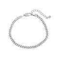 Gold-Plated Brass Cuban Link Chain Bracelet styled for independent jewelry boutiques — jewelry finish and design detail