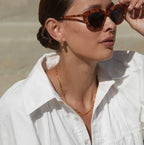 2H Women's Twisted Spiral Hoop Earrings 18K Gold-plated Stainless Steel gold Ear Jewelry