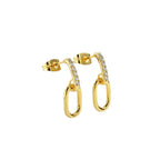 E0078 Minimalist Cool Style Earrings Geometric Earrings Women's Fashion Diamond Design Earrings