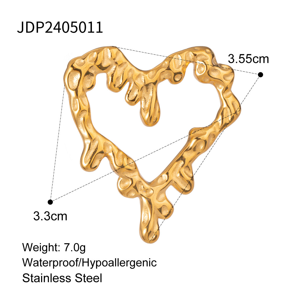 Stainless Steel Ocean Series Jewelry Accessories Heart diy Cross Pendant Necklace Pendant