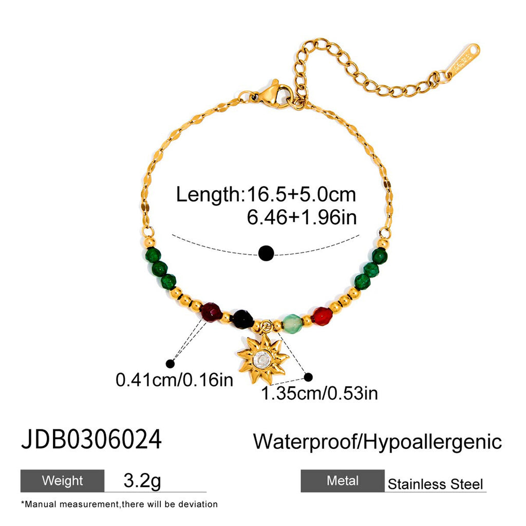 Original Design Stainless Steel Sun Bracelet Jewelry Non-Fading Accessories for Women