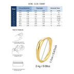 CYR0601 Horizontal Gold-Plated Ring Simple New Style Ring