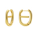 Gold-Plated Brass Vintage-Inspired Ear Cuff Earrings — Minimal Edit with gold-tone brass construction