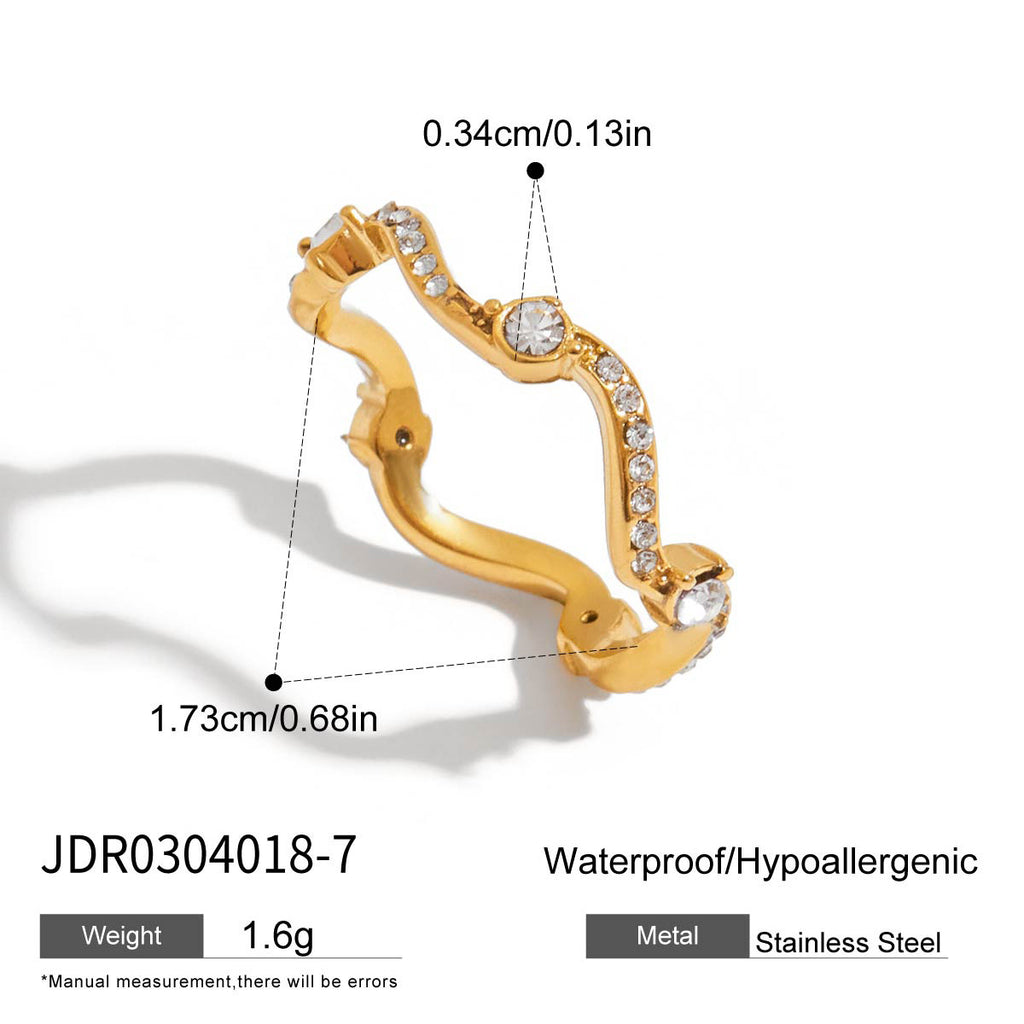 Zirconia Ring Non-Fading Jewelry for Women rings