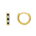 Gold-Plated Brass Minimalist CZ Earrings for private-label fashion jewelry buyers