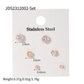 Pearl Stainless Steel Gold-Plated Earrings — additional product detail 34 — jewelry finish and design detail