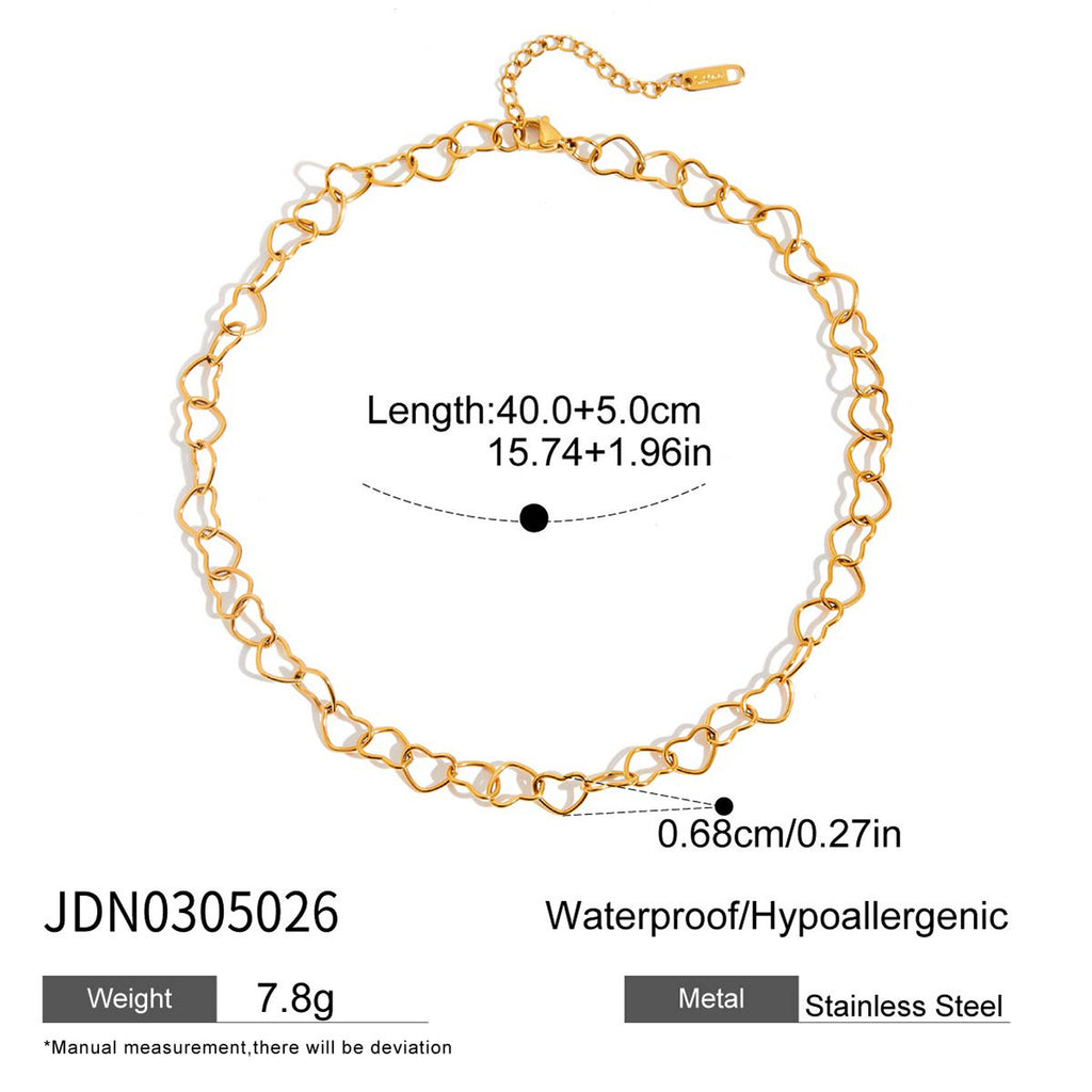 Necklace Simple Snake Bone Chain Clavicle Chain Jewelry Stainless Steel Choker