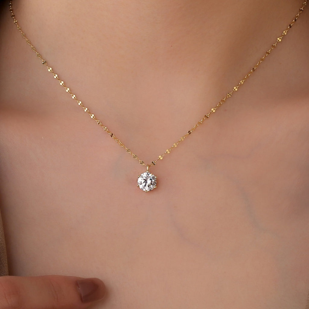 S925 Silver Necklace Clavicle Chain Minimalist Design