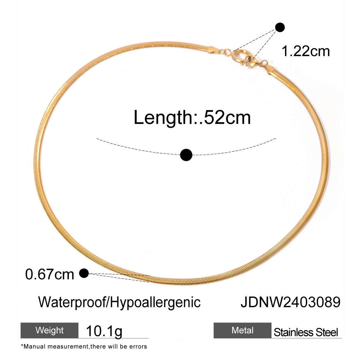 2H Trendy Retro Necklace for Women Simple Minimalist Style Multi-layer Chain Collarbone18k Gold Necklace