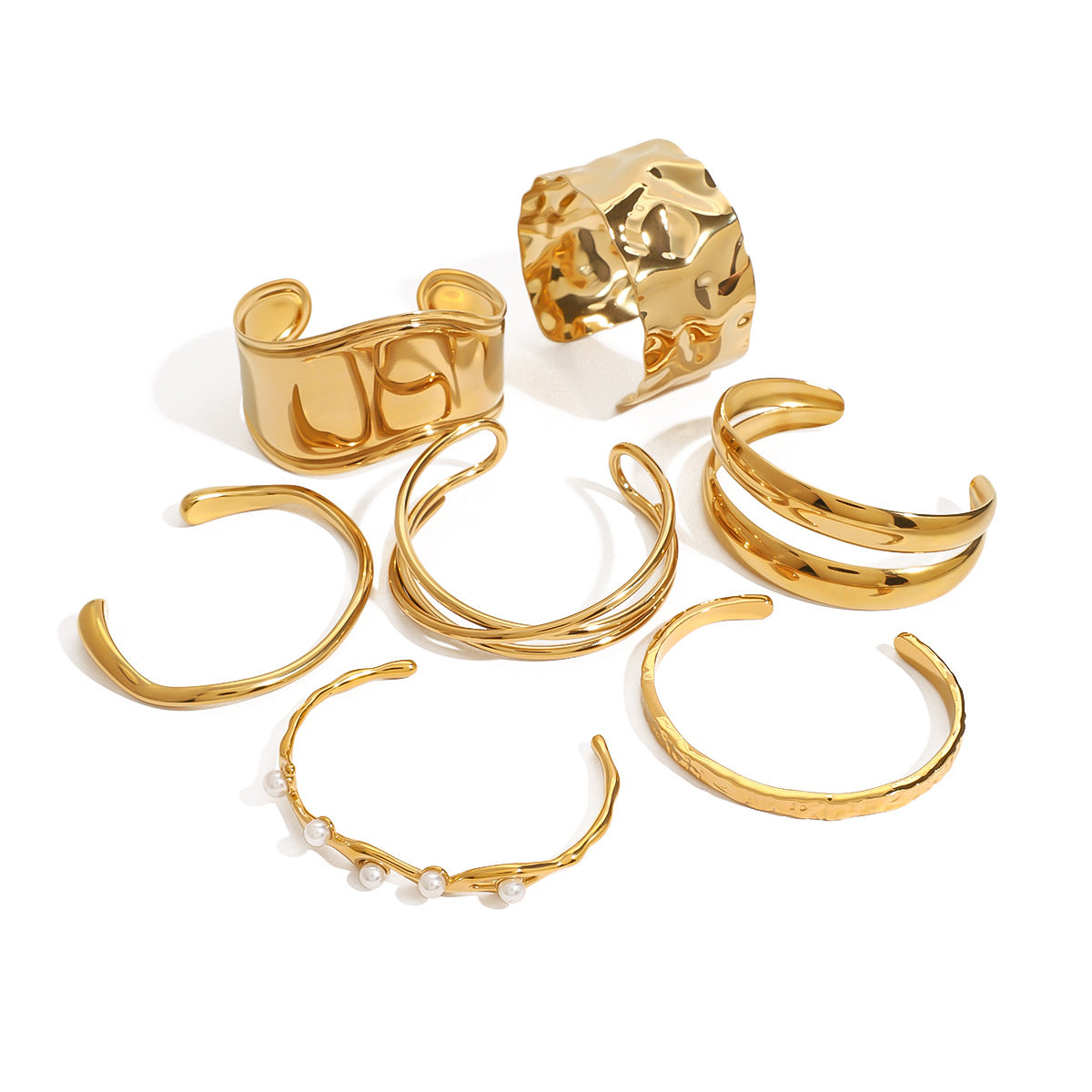 The bracelet doesn't fade18k Gold Bracelet Stainless Steel Jewelry for Women bracelet