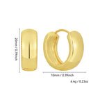 E0685 Fashionable Elegant Simple Design Earrings for Women Trendy Retro Ear Accessories