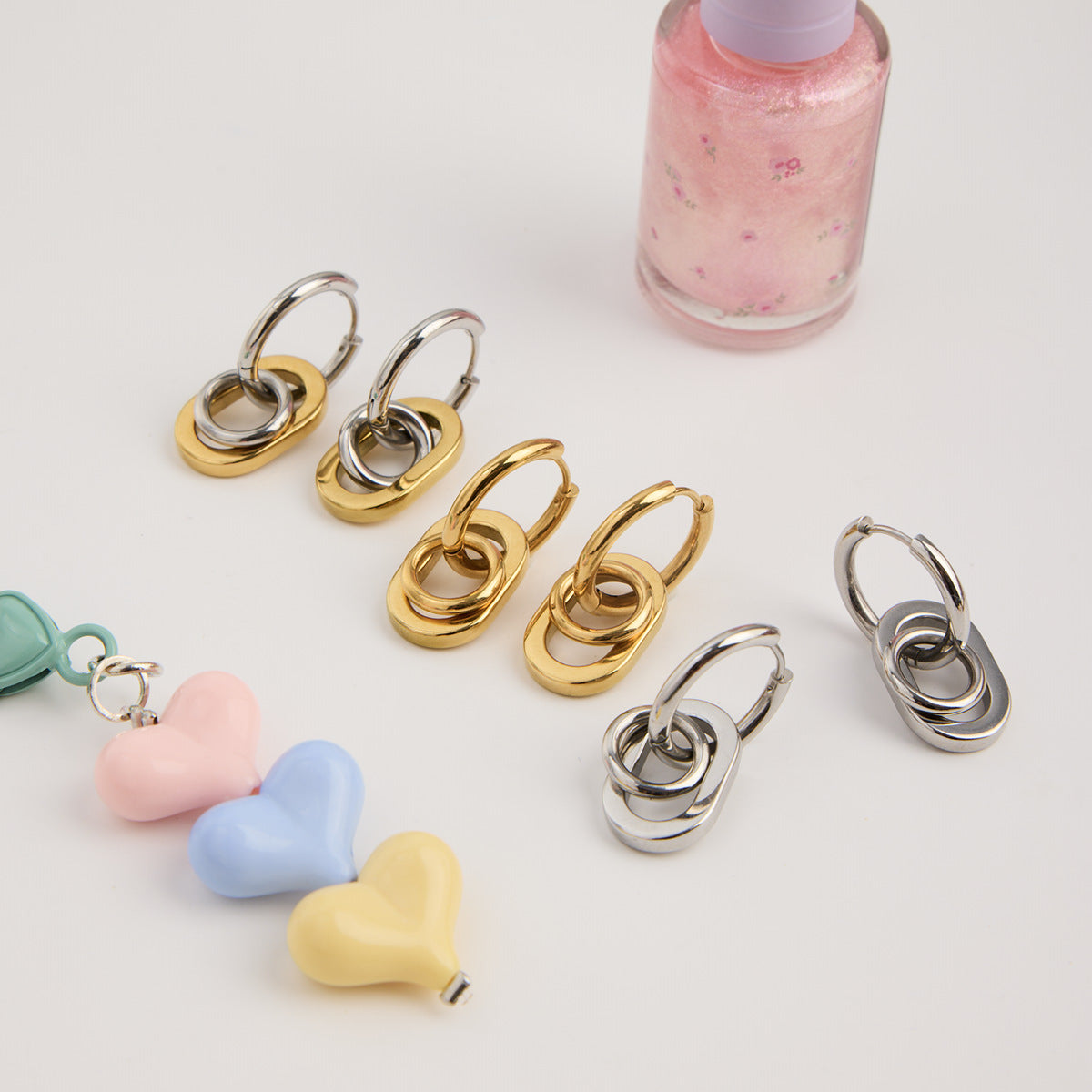 Stainless Steel Earrings Ear Jewelry Accessories Studs for Women