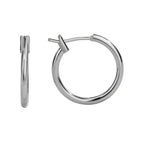 E0307 Simple Round Small Hoop Earrings20mm New Glossy Earrings Ear Clips Hoop Ornament Women