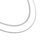 Stainless Steel Chain Necklace Simple Collarbone Chain Jewelry Non-Fading Accessories