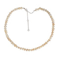 Gold-Plated Freshwater Pearl Chain Necklace — jewelry construction