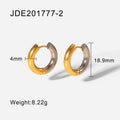 Gold-Plated Stainless Steel Pendant Necklace with Heart Detail — Giftable Design — additional design view — jewelry finish and design detail