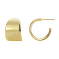 Gold-Plated Brass Minimalist Earrings — Giftable Design styled for independent jewelry boutiques
