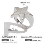 Five-pointed Star Ring Non-fading Jewelry rings Ornament