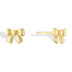 SE0318 S925Dongdaemun Retro Bowknot Stud Earrings Fashion Earrings