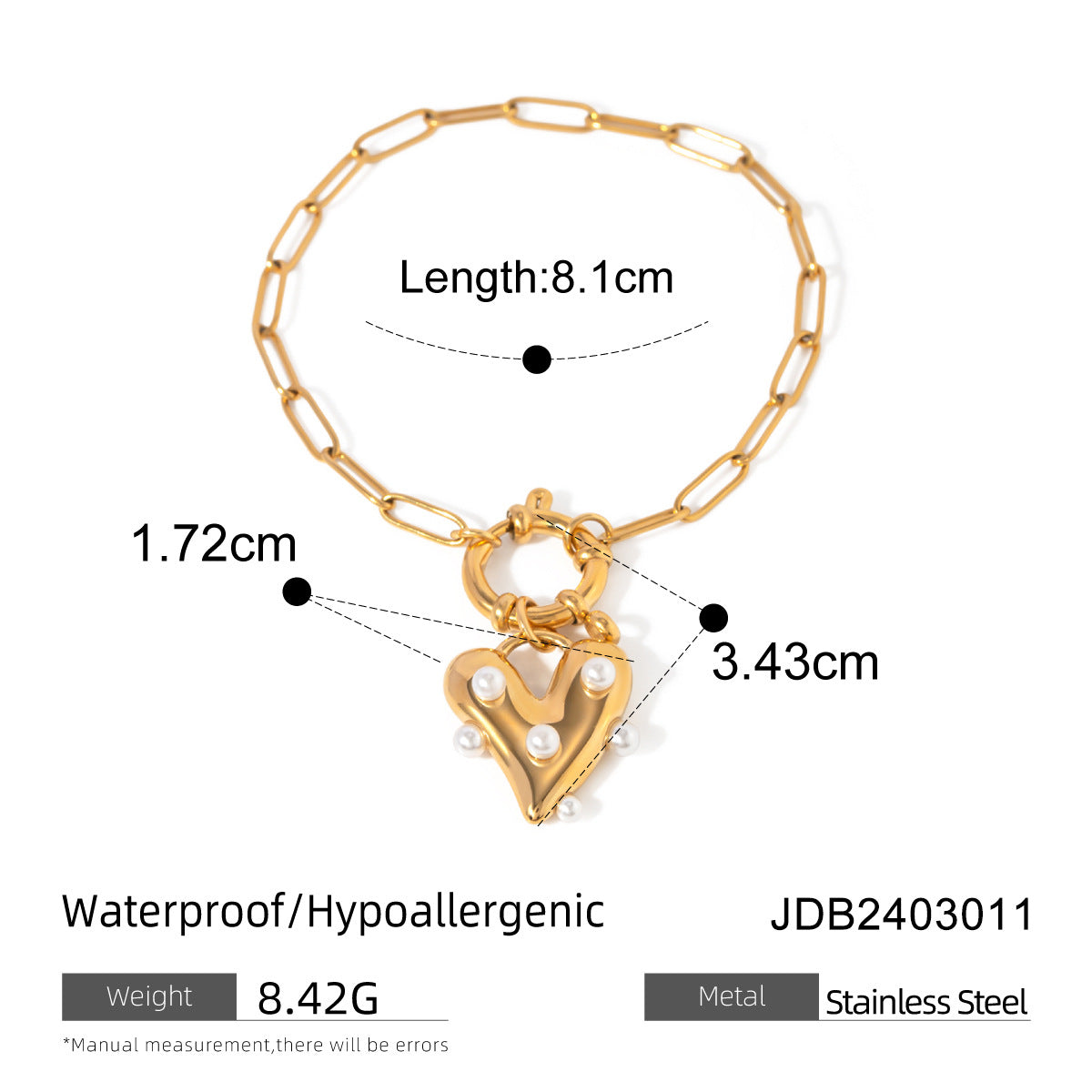 Five-pointed Star Stainless Steel Necklace Jewelry Women's Bracelet Accessories