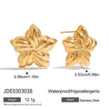 Gold-Plated Stainless Steel Seashell Necklace — product styling — jewelry finish and design detail
