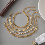 18k Zircon Bracelet Non-Fading Stainless Steel Jewelry for Women