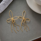 Stainless Steel Butterfly Tassel Earrings Earrings Jewelry Women's Non-Fading